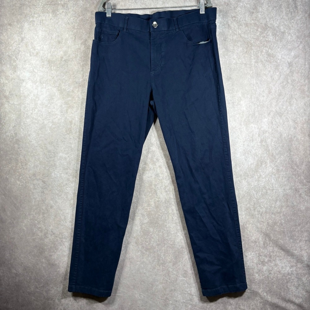 Greyson‎ Armonk Golf Pants Mens 38X32 Blue Trousers Straight Leg Casual Preppy